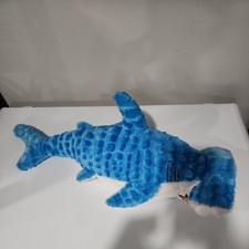 Stuffed hammer head Shark Animal Blue 19inches