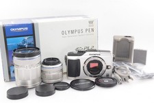  Exc 3/In Box/12263shots Olympus PEN E-PL2 double zoom kit From JAPAN u14752