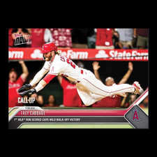 Trey Cabbage - 2023 MLB Topps Now Card 572 - Print Run: 893 Angels