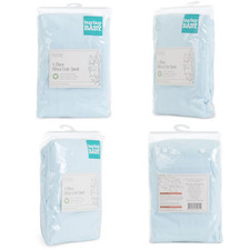 BuyBuy Baby Evolur 1 Piece Fitted Crib Sheet 100 Organic Cotton Arctic Blue