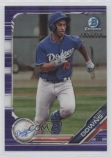 2019 Bowman Draft Chrome Purple Refractor 105/250 Jeter Downs #BDC-114 0nr3