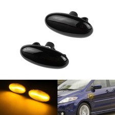 2x LED Seitenblinker Blinkleuchte Schwarz Für Mazda 6 Hatchback / Stufenheck GG