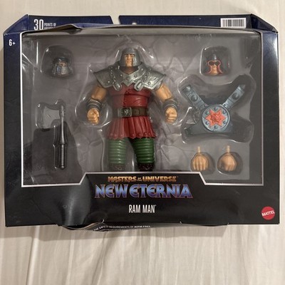 MASTERS OF THE UNIVERSE MASTERVERSE NEW ETERNIA RAM-MAN NEW ** BOX NOT MINT **
