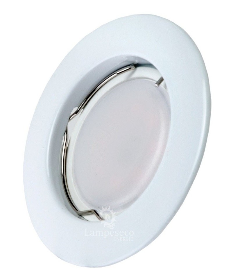 Lot de 30 Spot Led Encastrable Complete Blanc Lumière Blanc Neutre 5W eq.50W ref