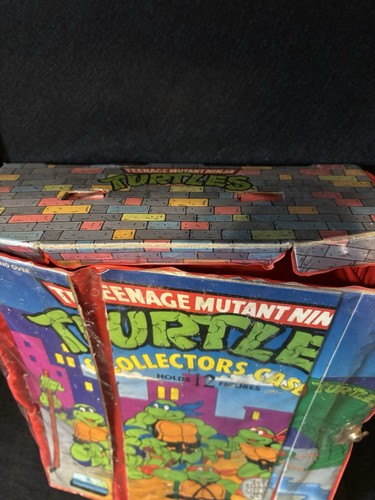 Lotto 11 figurine vintage anni 80 e 90 TMNT DON LEO MIKE RAPH + custodia da collezione - Foto 7 di 14