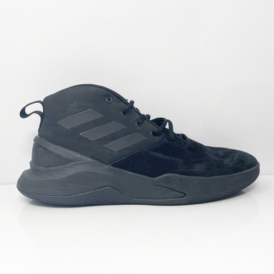 Adidas Mens Own The Game EE9642 Black Basketball Shoes Sneakers Size 11