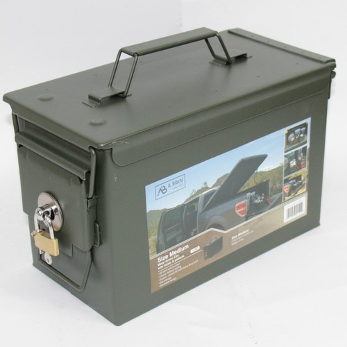 Munitionskiste Metall abschließbar Ammo Box Bundeswehr Metallkiste BW Metallbox - Bild 8 von 46