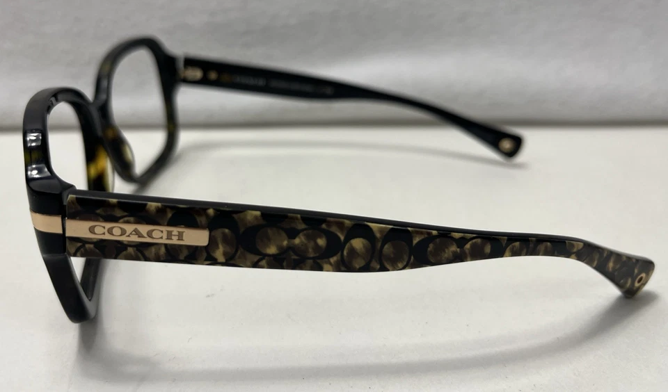 MARCOS DE GAFAS DE SOL Coach HC8105 Dark Tortuga/Beige Ocelote Sig C SOLO 58 16 135 3N Foto 2 de 4