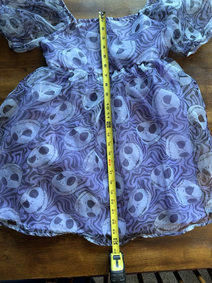 Disney’s The Nightmare Before Christmas Girl’s Jack Skellington Dress - Size XL - Image 2 of 4