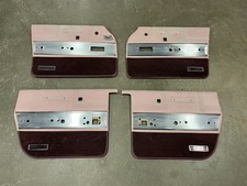 1961 Cadillac Series 62 Door Panel Set 4-door Oem Pink 61