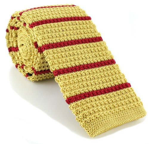 Michelsons of London 6cm Wide Silk Skinny Knitted Stripe Ties - Picture 57 of 72