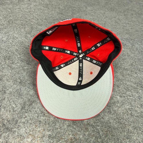 Vintage Minnesota Twins Hat 7 3/4 Red Fitted New Era 59Fifty Wool Blend Baseball - Picture 7 of 10