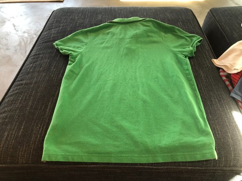 Boden Youth Boys Size 11-12 Kelly Green Short Sleeve Polo Shirt - Picture 5 of 5