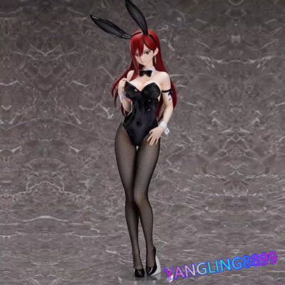 Anime Fairy Tail Erza Scarlet 1/4 Bunny Girl Ver Figure Collection Toy Gift 47cm
