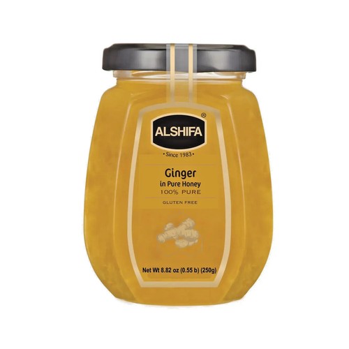 ALSHIFA IMPORTED: GINGER HONEY, Raw, Pure, & Unpasteurized Grade A 8.8oz (250g) - Picture 10 of 11
