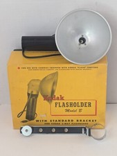 Vintage Kodak Flash older Model B W/ Standard Bracket And Box
