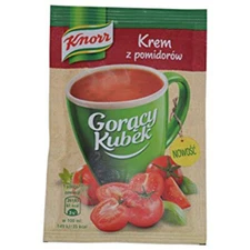 Knorr Goracy Kubek Krem z Pomidorow Creme of Tomatoes Soup Mix 18g Bag (5-Pack)