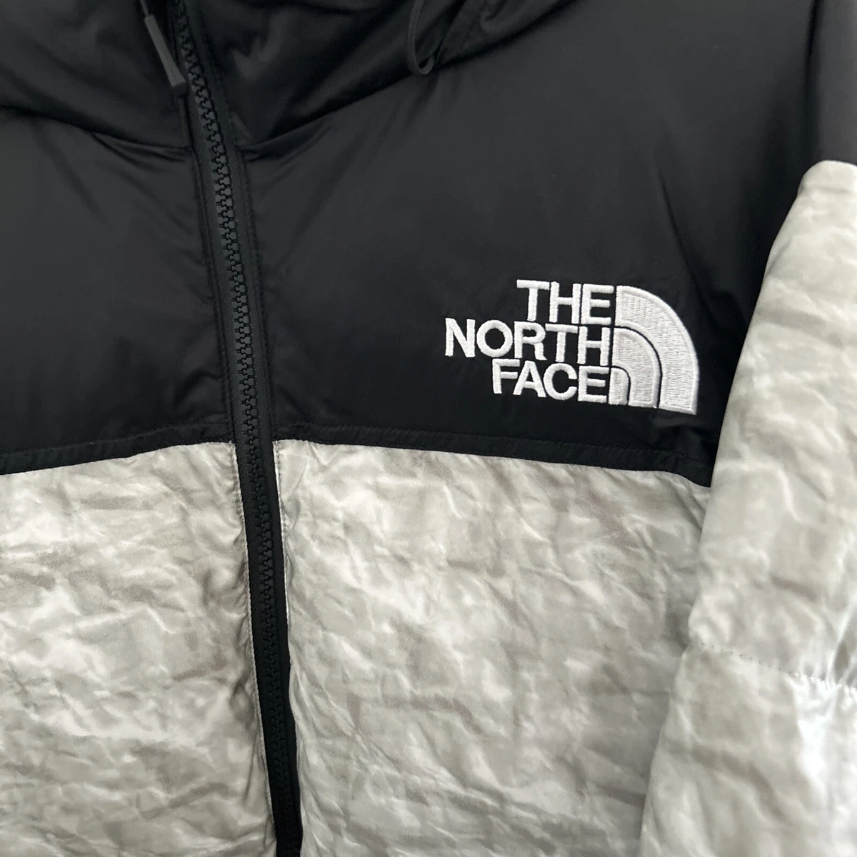 Supreme X North Face Paper Print Nuptse Jacket Size Medium | eBay