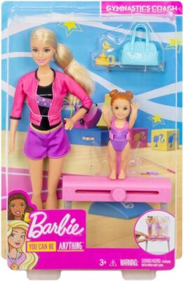 Barbie - Turnkutsche Puppen und Spielset FXP39