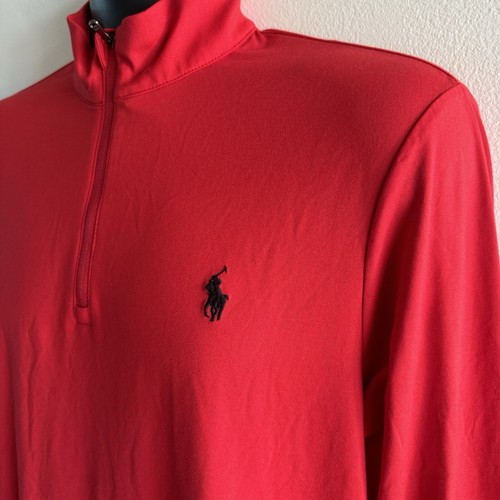 Polo Ralph Lauren performance 1/4 zip pullover shirt size Medium NWT (P1) - Picture 2 of 7