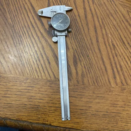 Fowler 6” Dial Caliper  .001 Resolution Black Face Stainless/Hardened