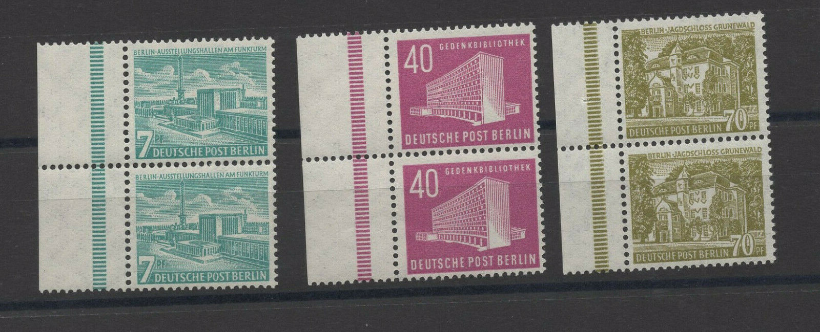 Bestandskalance Berlin 1954 Michel Nr 121 123 Paar Vom Li Sr Postfrisch Kb Schlegel Bpp Wohlfahrt Usw Longhorn Com Pe