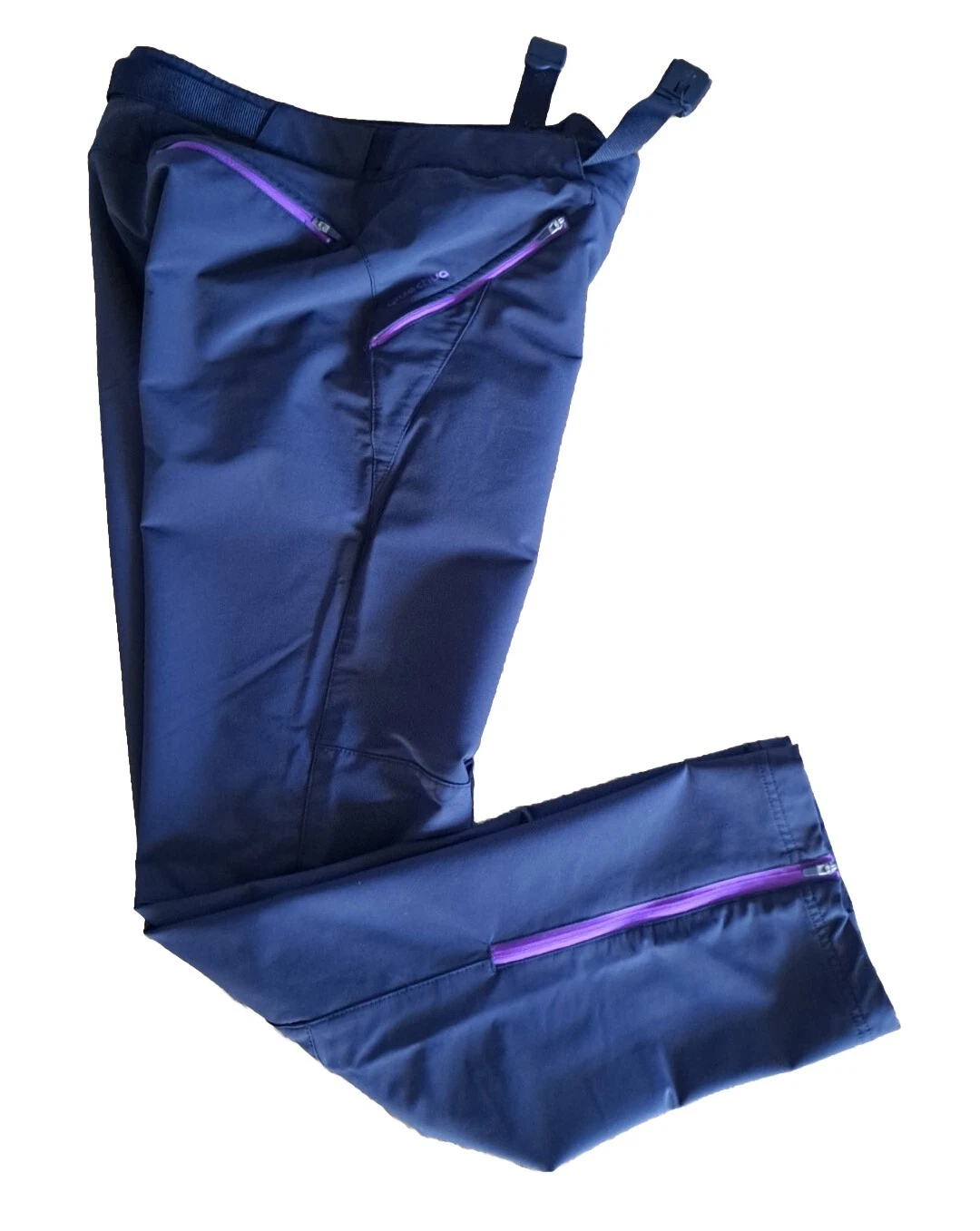 Quechua Hiking Fishing Outdoors Travel Pants Women's Size 30/32.5 Stretch