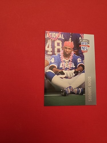 Lot of (6) Different Deion Sanders Football Cards w Inserts - Falcons/49ers HOF - Bild 6 von 7