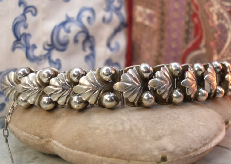 Vintage 980 Sterling Taxco Mexico Bracelet 93 Grams Serafin