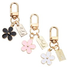 Charm Decoration Flower Key Chain Keychains Pendant for Purse Bag Charm Keyring