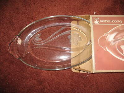 Anchor Hocking ~Divided Relish Tray ~Satin Image Collection 1900/12E ~Nice!