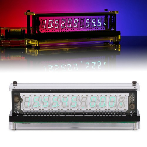 Vintage VFD Tube Clock USB Desktop Decor Clock Large Display 400mA NEW - Picture 1 of 11