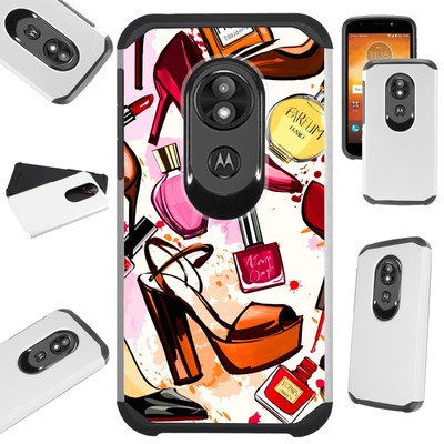 FUSION Case For Motorola Moto G7 Power/Supra/Plus Phone Cover MAKE UP SHOE
