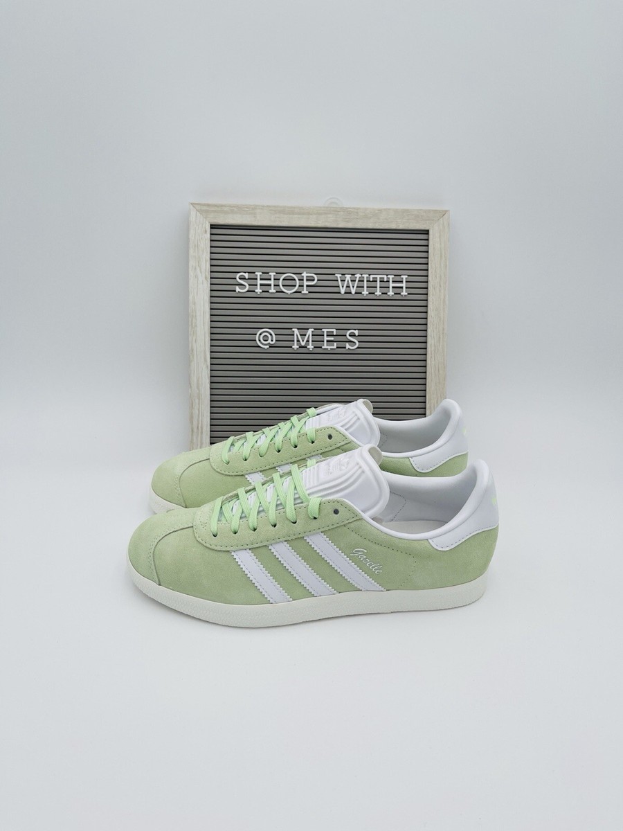 Adidas Gazelle Originals Matcha Green White IE0442 Womens Casual Sneakers |  eBay