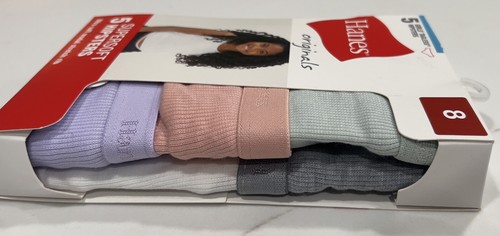 Hanes Girls' Supersoft Asst. Solids Tagless Hipsters Underwear Sz: 8 42-48 lbs. - Picture 5 of 10
