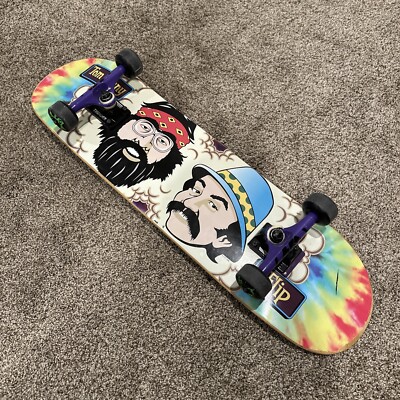 スケートボード FLIP SKATEBOARDS UNITY SKATEBOARDS Tom Penny Flip Cheech Chong Skateboard Tie dye Rare With Wheels