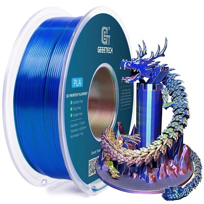 Geeetech Seide PLA 3D Filament 1.75mm glänzende Silk PLA Filament für 3D Drucker