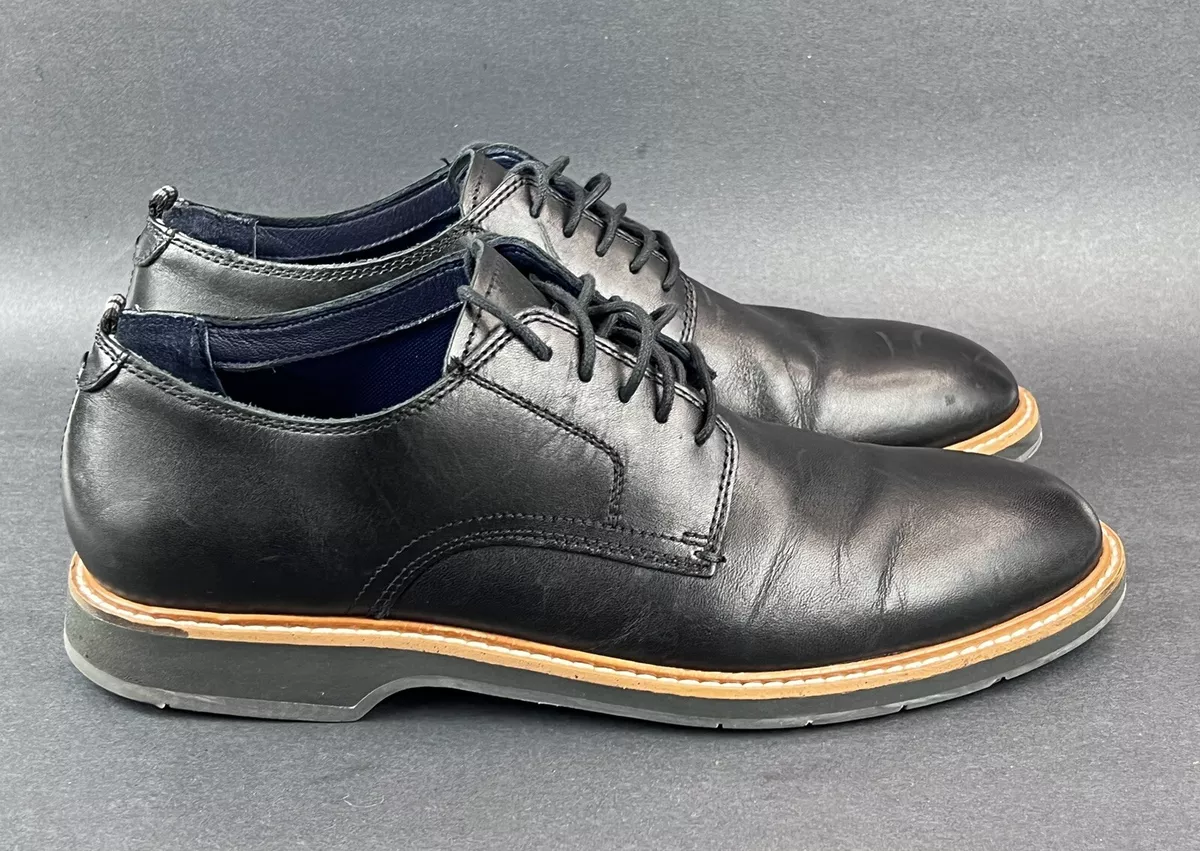 Cole Haan C31445 Mens 10.5M Black Morris Grand OS Leather Oxford