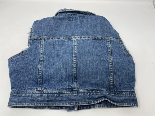 SO Girls Blue Jean Vest Size L - Picture 5 of 5