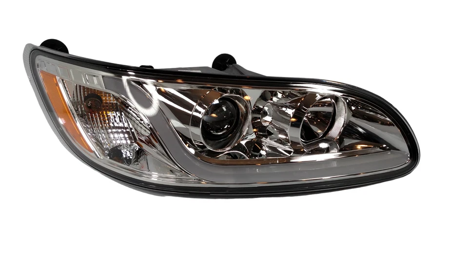 (derecha) Faro Cromo Doble Función LED Luz de Correr Peterbilt 382/384/386/387 Foto 4 de 4