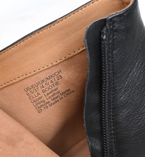 Gentle Souls Kenneth Cole "Ella" Comfort Ankle Boots Womens Sz 6.5 Black Leather - Picture 8 of 9