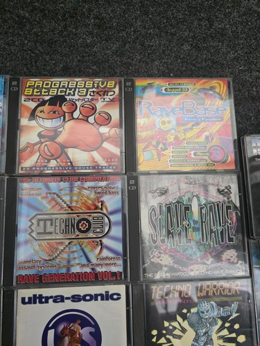 18x Rave CDs Gabber Hardcore Techno Trance House Rave Base Shocker Razorshock - Bild 11 von 12