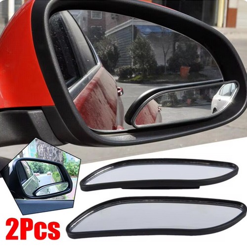 Blind Spot Mirror Auto 360° Wide Angle Convex Rear Side View Car Truck SUV 2PCS - Picture 1 of 12