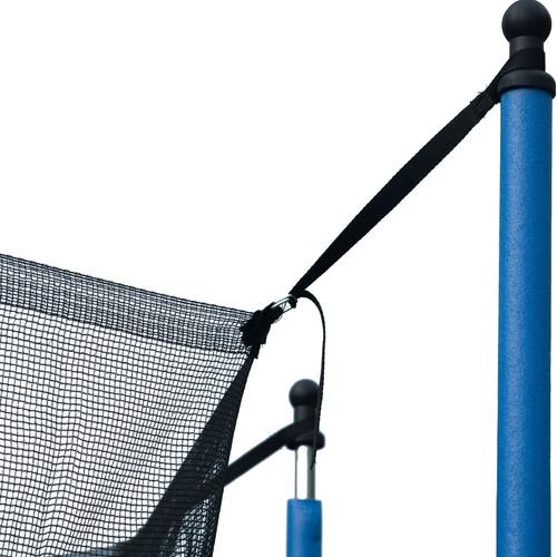 14FT Trampoline with Safety Enclosure Net, Spring Pad, Ladder, Basketball Hoop - Picture 14 of 15