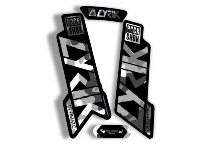 rockshox lyrik ultimate decals silver