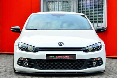 CUP Spoilerlippe für VW Scirocco 3 III 13 Lippe Frontspoiler Spoilerschwert INE