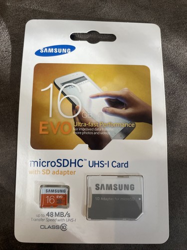 Lotto Di 3 Samsung Micro Sd 16 Gb Evo Nuove