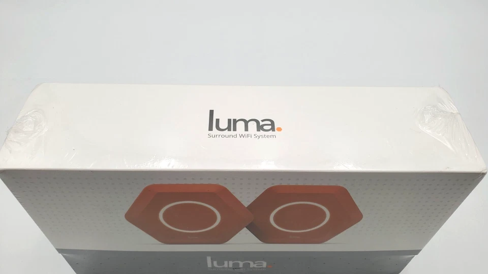 Luma Surround WiFi System Dual-Band 2.4 Ghz and 5 Ghz 2 Pack - Orange New Sealed - Image 2 of 4