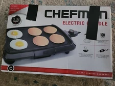 Chefman Dishwasher-safe Electric Griddle Model RJ23-SM premium nonstick surface