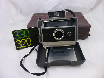 Vintage POLAROID 330 Land Camera w Case, Manual, 193 Cold